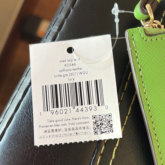 Kate Spade Vibrant Green Clutch - Picture 2 of 4